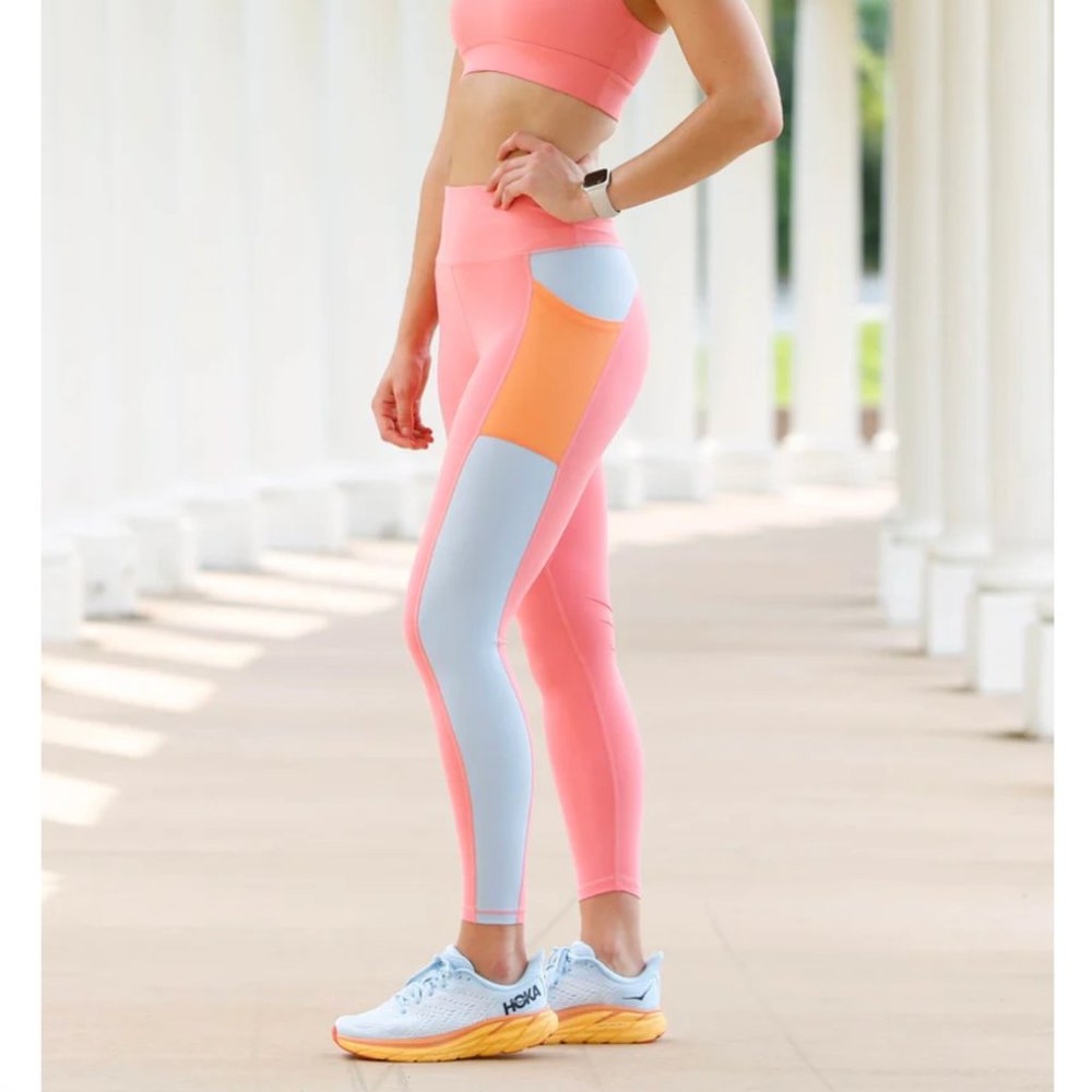 RLY Kayla Pocket Leggings FeelSoft™ colorblock
